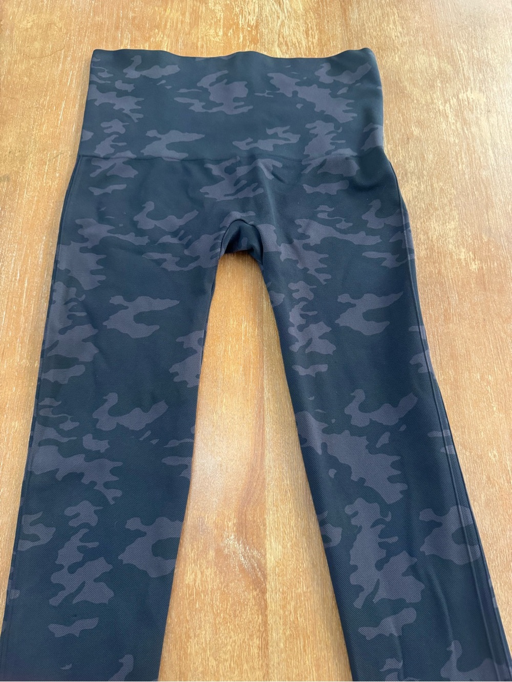 SPANX Black Camo High-Rise Leggings